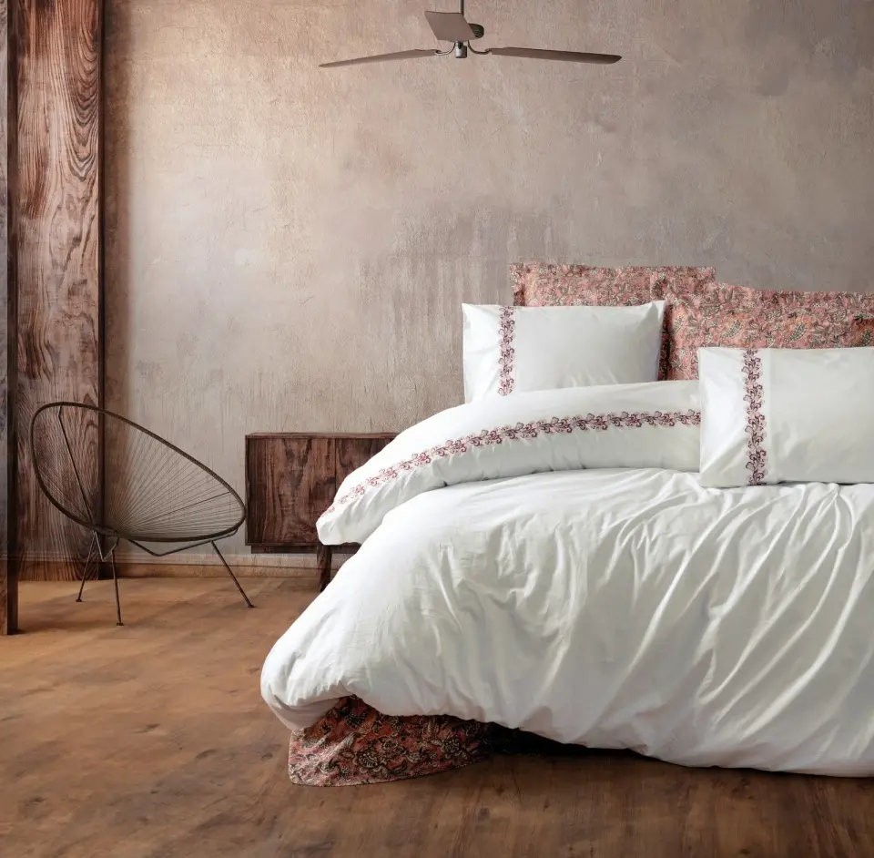 CottonBox Majesik Voyager Pembe Çift Kişilik Nevresim Takımı