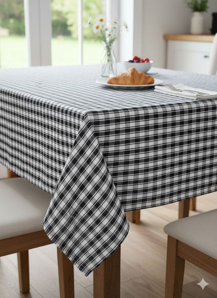 Çok Amaçlı Masa&Sofra Bezi 170x170 Siyah