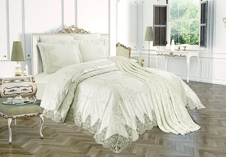 Decoletto 10 Parça Karen Krem Gelin Seti