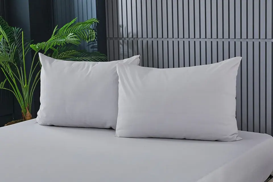 %100 Pamuk 50X70 Yastık Yüzü Gri