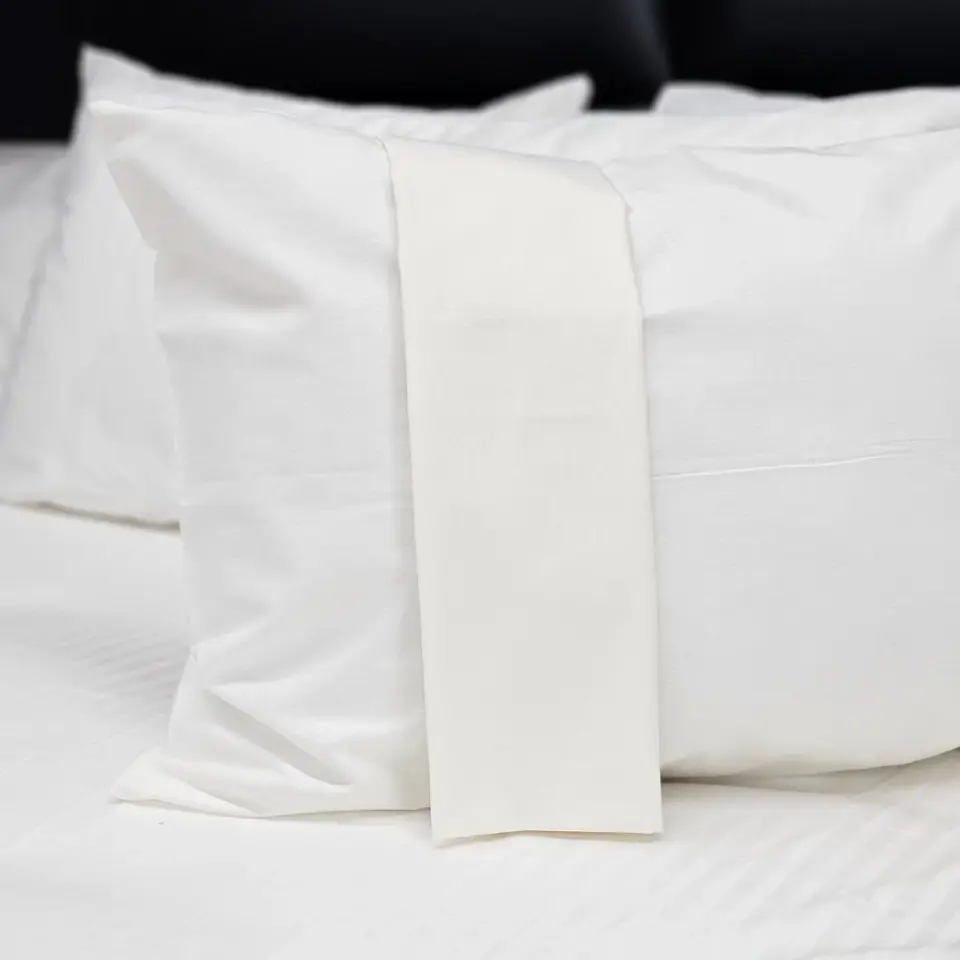 %100 Pamuk 50X70 Yastık Yüzü Krem