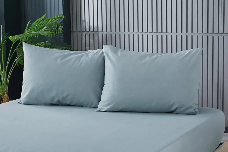 %100 Pamuk 50X70 Yastık Yüzü  Mint