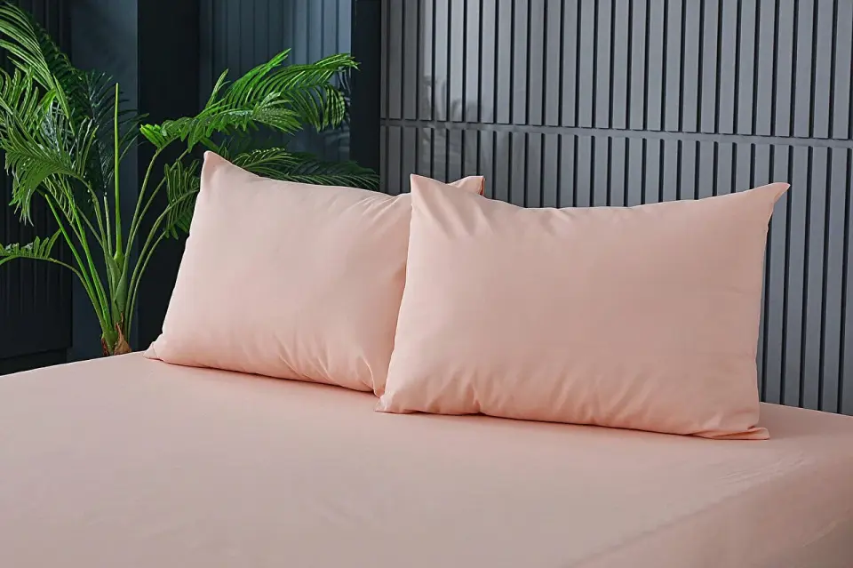 %100 Pamuk 50X70 Yastık Yüzü  Somon