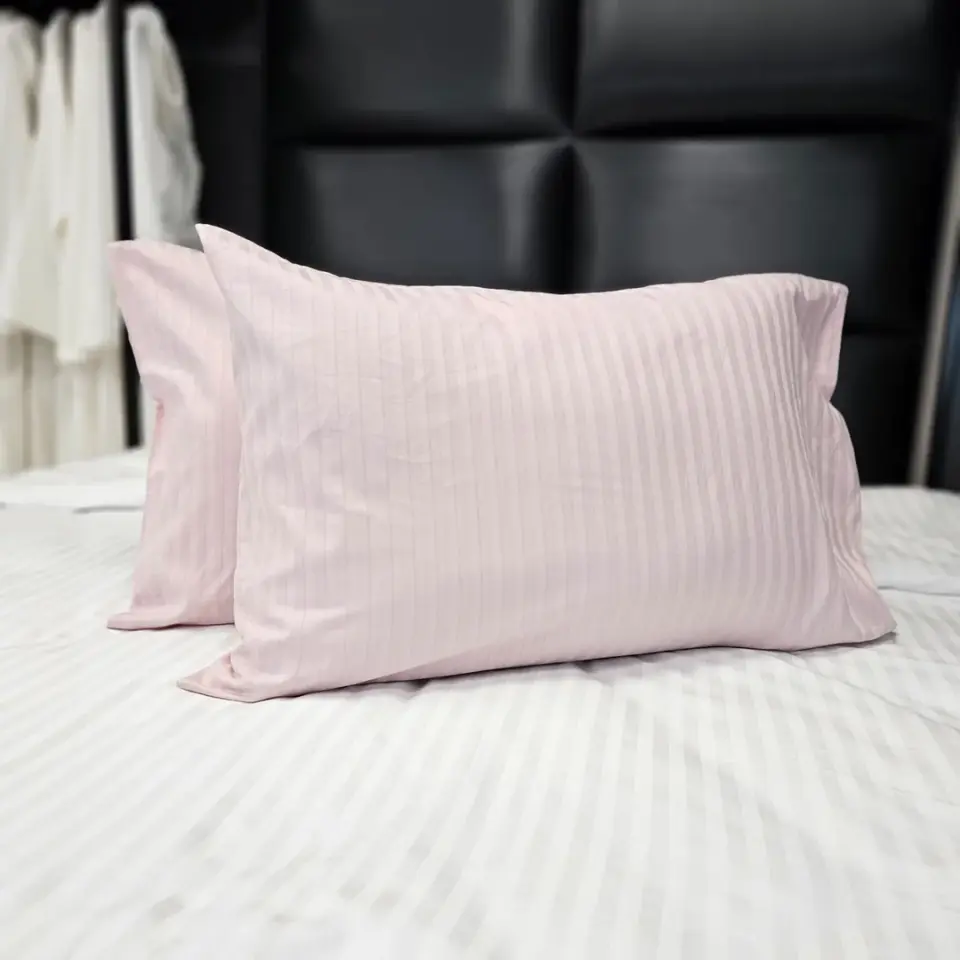 %100 Pamuk Saten 50X70 Yastık Yüzü  Pudra